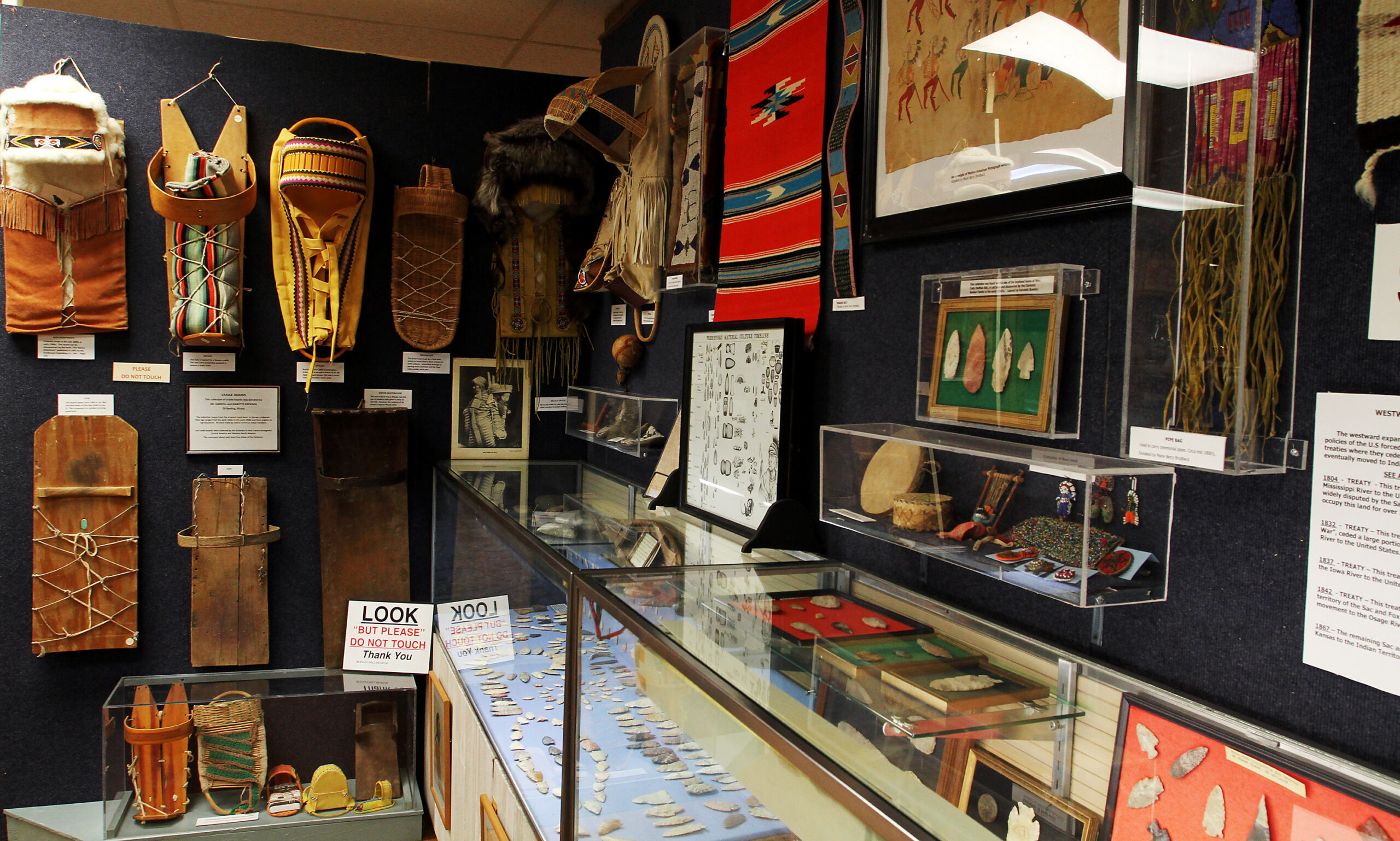 inside of Buffalo Bill Museum