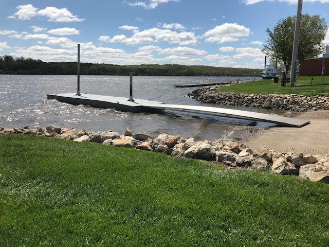 LeClaire Levee and Boat Ramp