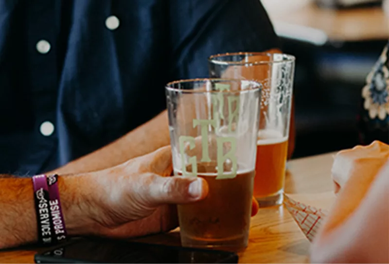 Green Tree Brewery beer glasses