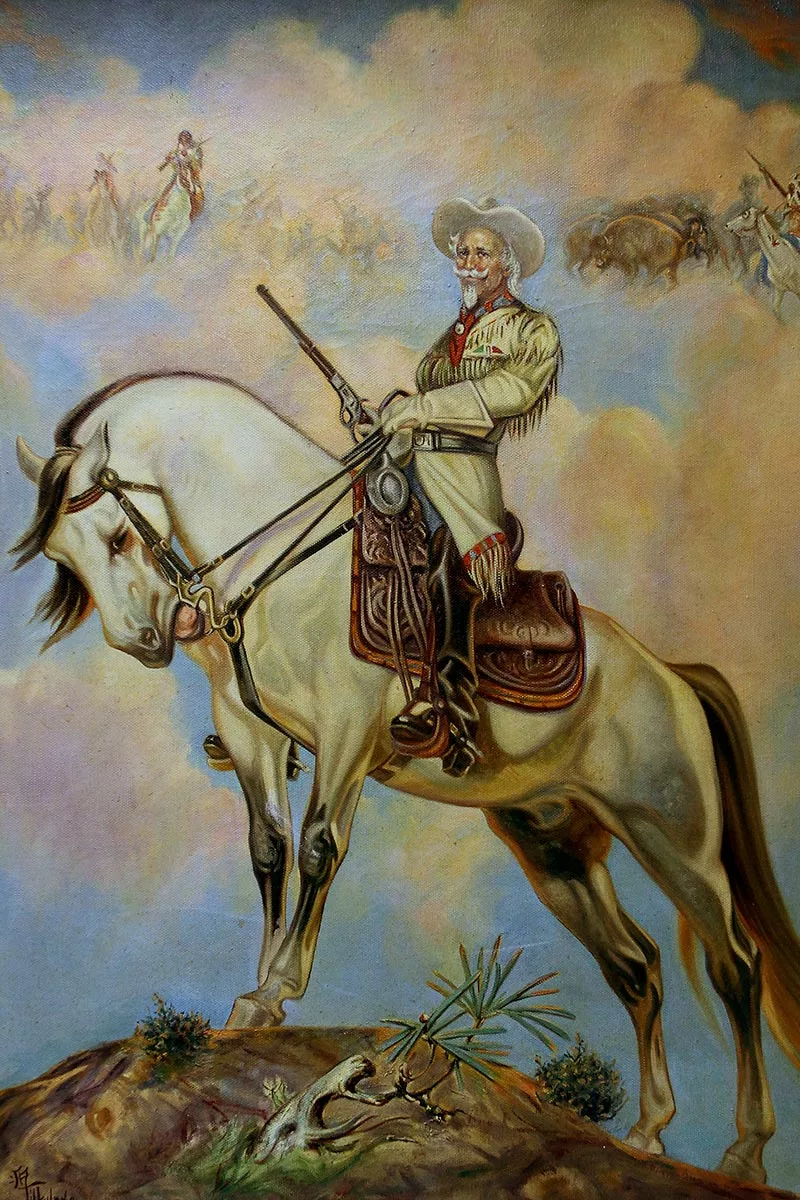 mural of Buffalo Bill